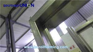 steel door frame header and the joint with jambs